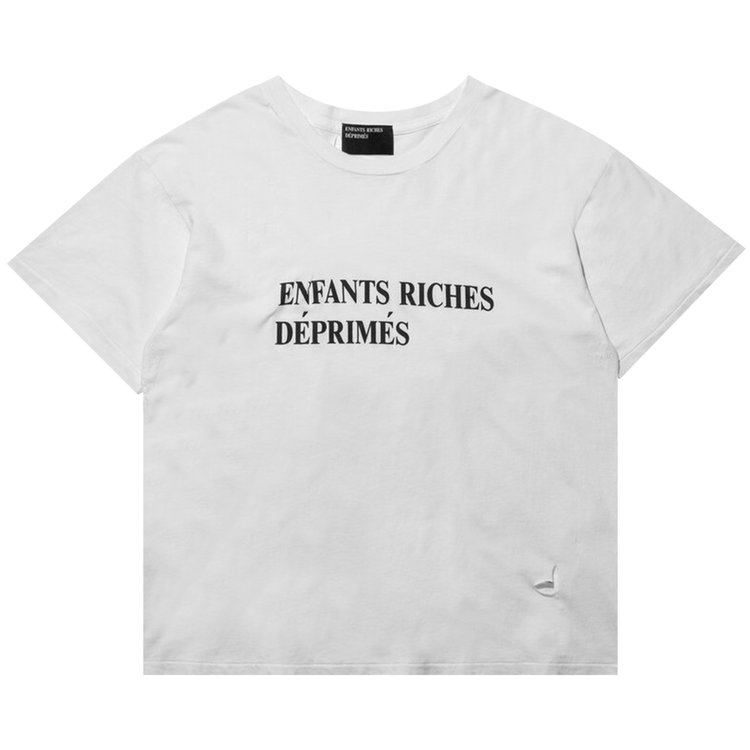 Enfants Riches Déprimés Classic Logo T-Shirt 'Cream/Black'