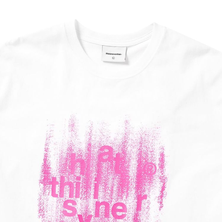 thisisneverthat Brushed Paint T Shirt White