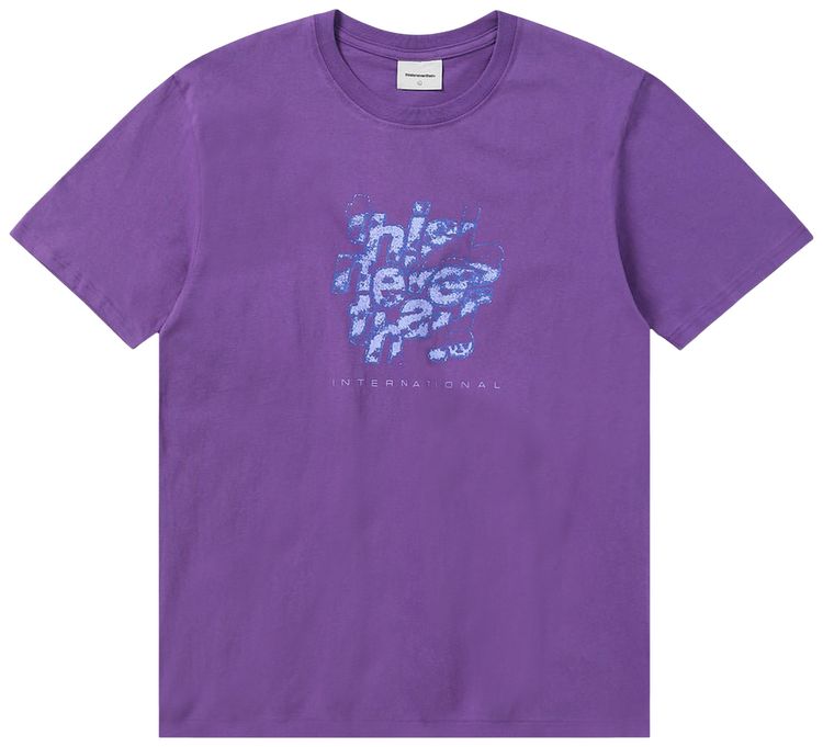 thisisneverthat Crushed Pixel T Shirt Purple
