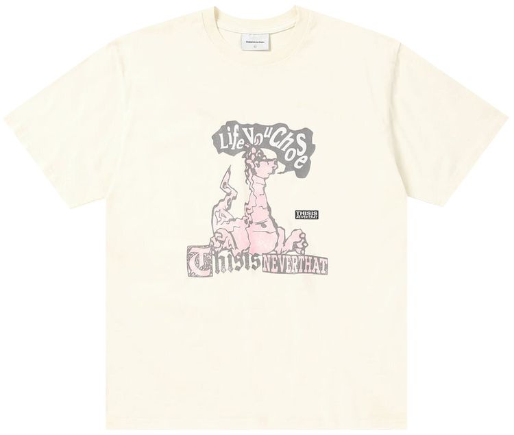 thisisneverthat Old Dragon T Shirt Ivory