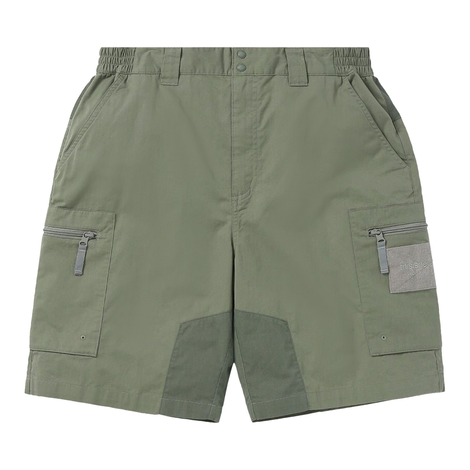【THISISNEVERTHAT】PCUショートオリーブグリーン Buy thisisneverthat PCU Shorts 'Olive Green' - TN231WSOOS06