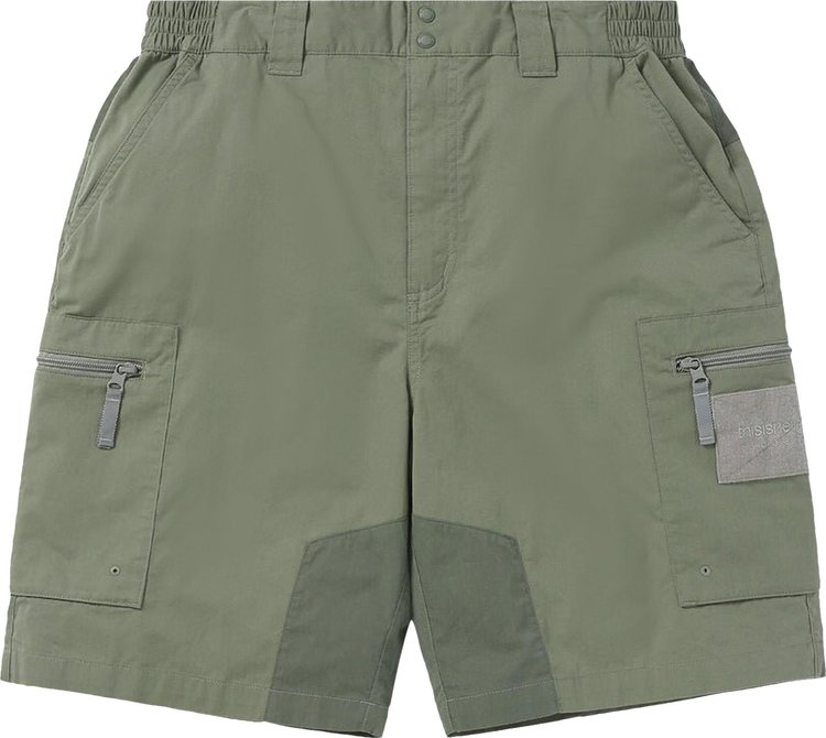Buy thisisneverthat PCU Shorts 'Olive Green' - TN231WSOOS06 OLIV | GOAT