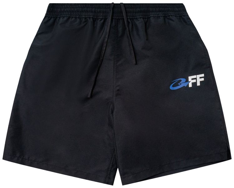 Off White Exact Opposite Swimshorts Black White