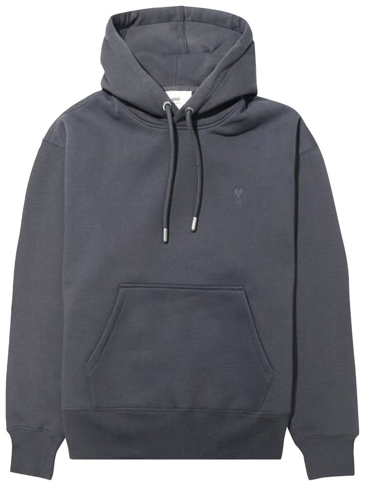 Ami Tonal Hoodie Stone Grey