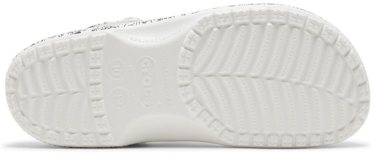 Steven Harrington x Crocs Classic Clog Quickstrike   White Black