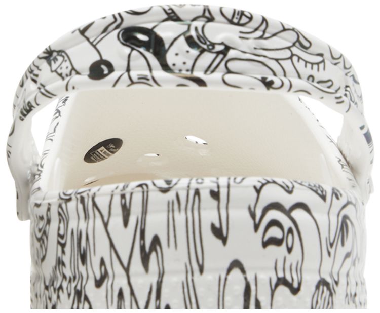 Steven Harrington x Crocs Classic Clog Quickstrike   White Black