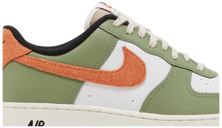Nike Air Force 1 07 Oil Green Orange