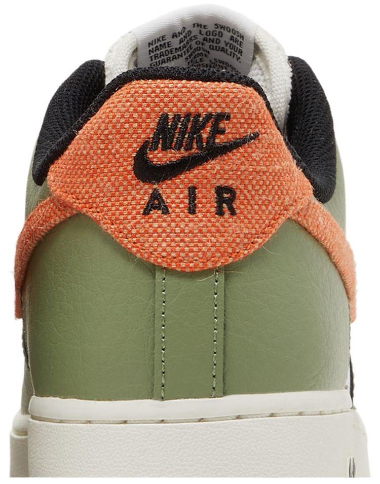 Nike Air Force 1 07 Oil Green Orange