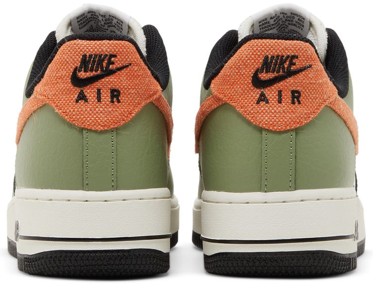 Nike Air Force 1 07 Oil Green Orange