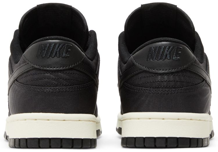 Nike Dunk Low Black Canvas