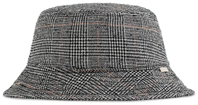 Aime Leon Dore Glen Plaid Bucket Hat Grey Plaid