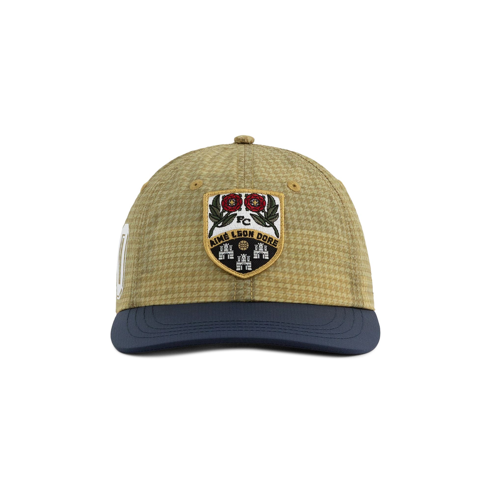 【⚠️お値下げ可】 アメレオンドレALD TEAM LEON SOCCER HAT Aime Leon Dore ALD Team Leon Logo Soccer Hat Cap in White
