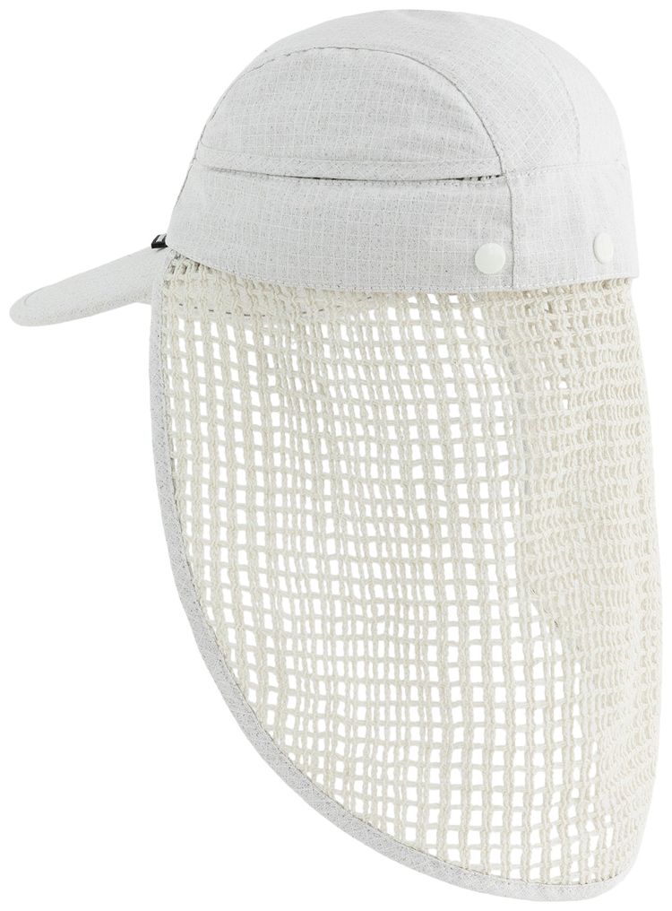 Aime Leon Dore Caped Jungle Hat Bright White