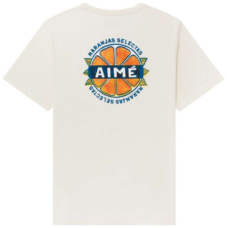 Aime Leon Dore Orange Stamp Tee Pristine