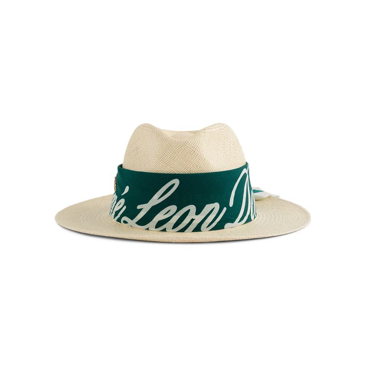 Aime Leon Dore Straw Hat Green
