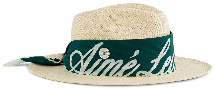 Aime Leon Dore Straw Hat Green