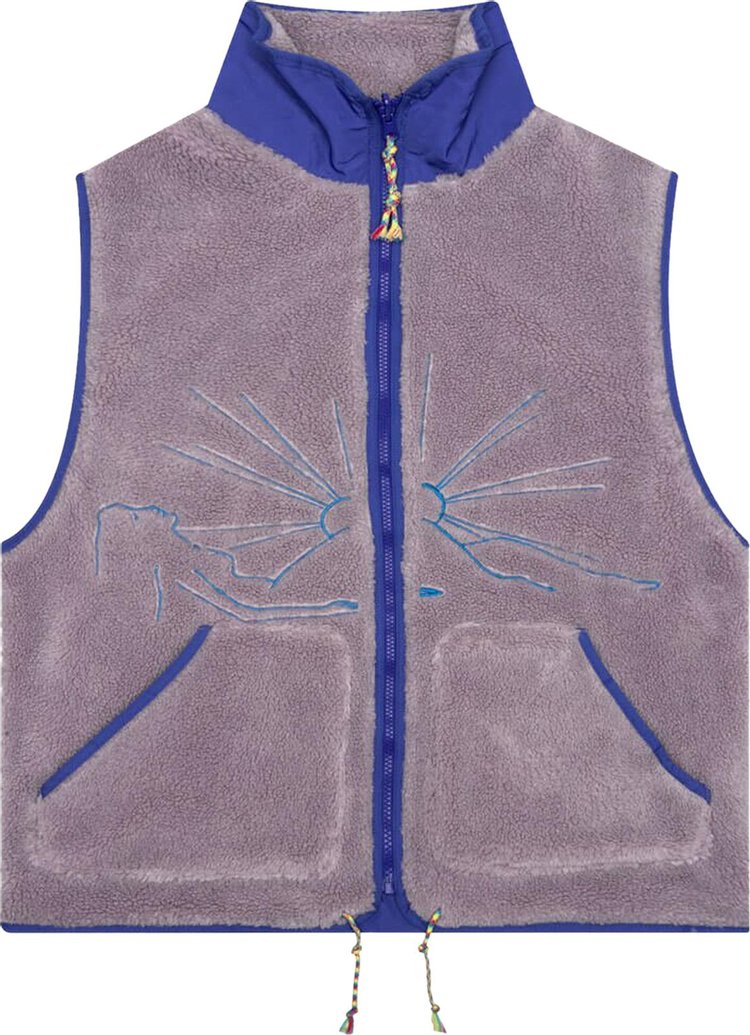 Jungles Life Is Beautiful Reversible Jacket in Blue