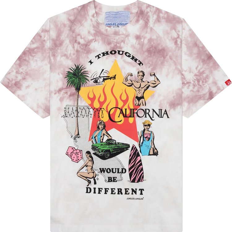 Jungles I Thought California Would Be Different Short-Sleeve Tee 'Tie Dye'