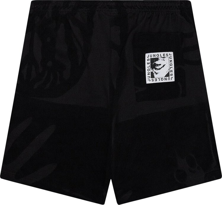 Jungles Towelling Shorts Black