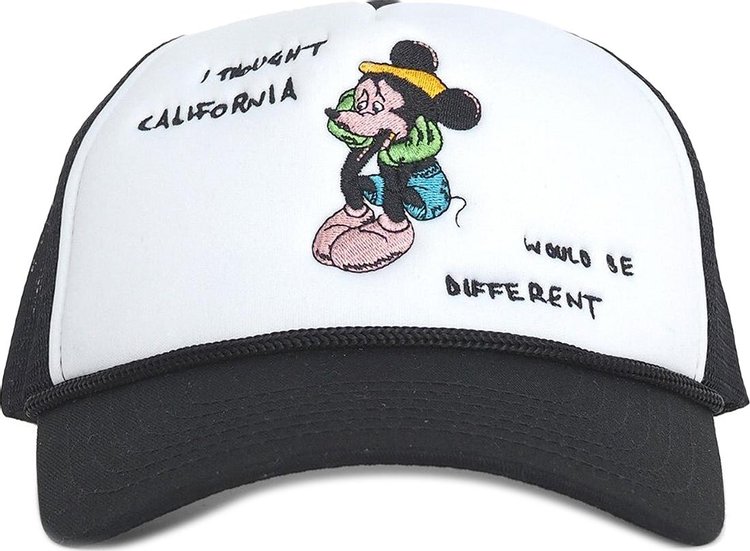 Jungles California Mickey Trucker Hat 'Black/White'