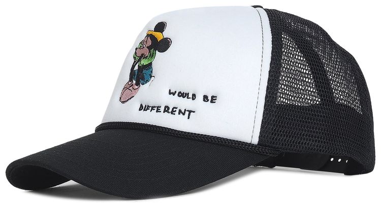 Jungles California Mickey Trucker Hat BlackWhite