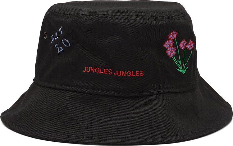 Jungles Let Go Bucket Hat Black