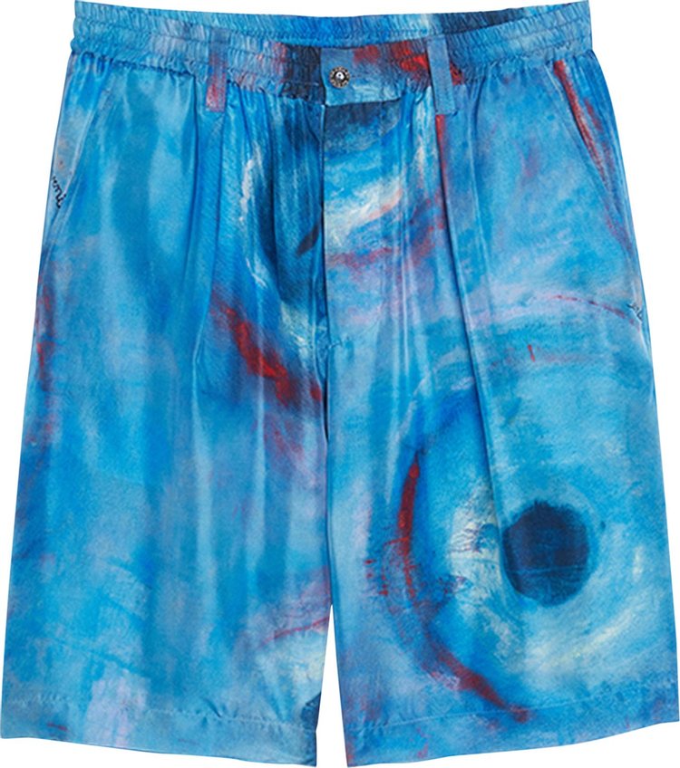Buy Marni Haboutai Silk Bermuda Shorts 'Cobalt' - PUMU0049A4 UTSF97 ...