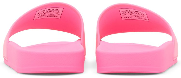 Balenciaga Wmns Pool Slide Fluo Pink
