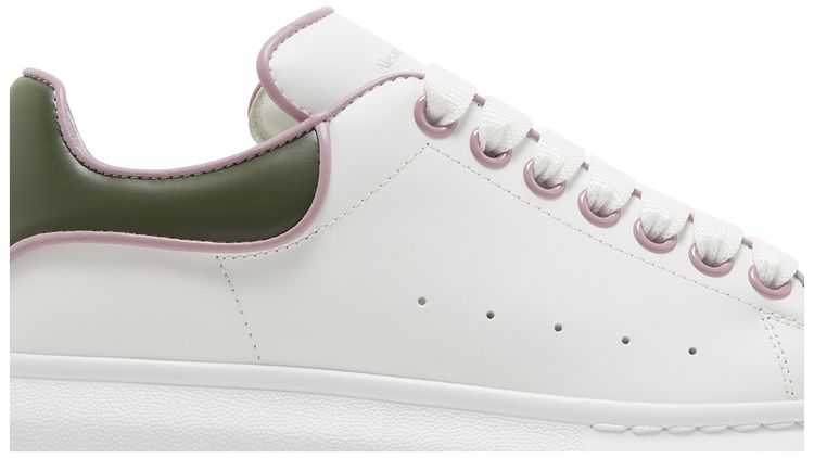 Alexander McQueen Wmns Oversized Sneaker White Military Green
