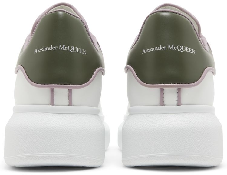 Alexander McQueen Wmns Oversized Sneaker White Military Green
