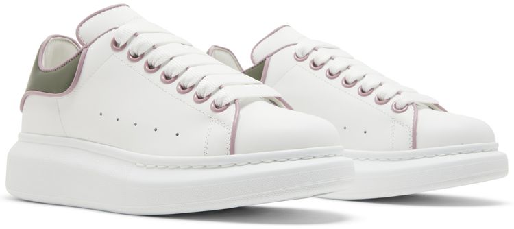 Alexander McQueen Wmns Oversized Sneaker White Military Green