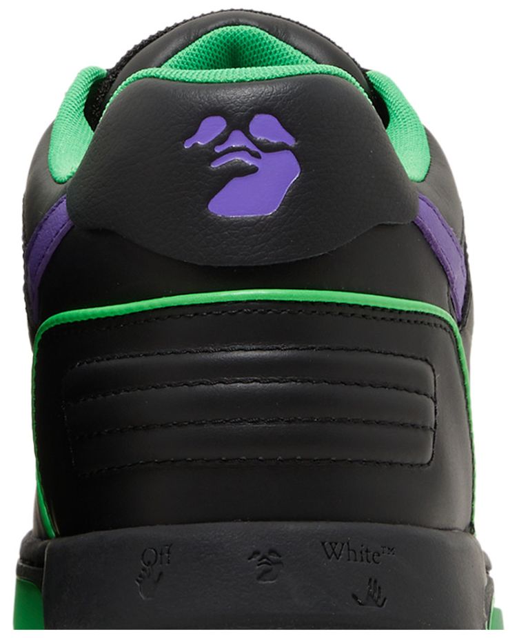 Off White Out of Office Outlined Purple Fluo Green