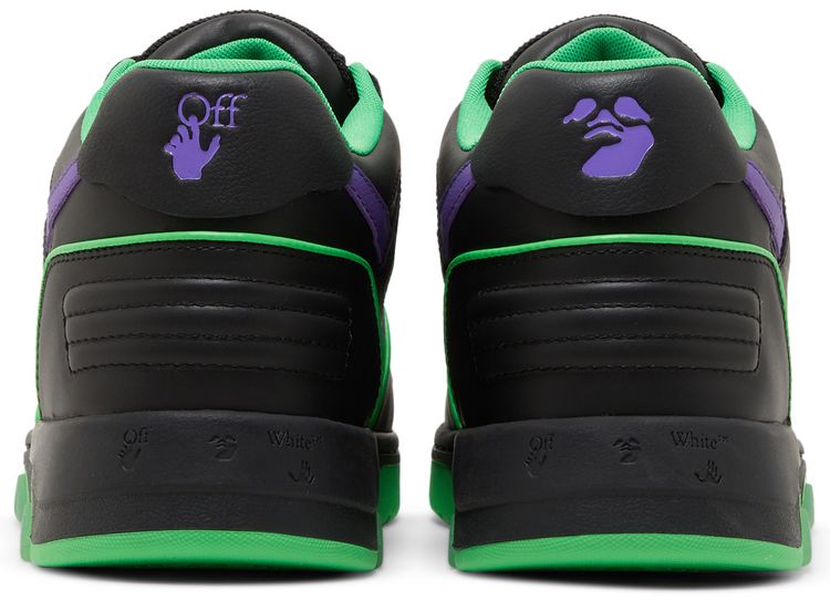 Off White Out of Office Outlined Purple Fluo Green