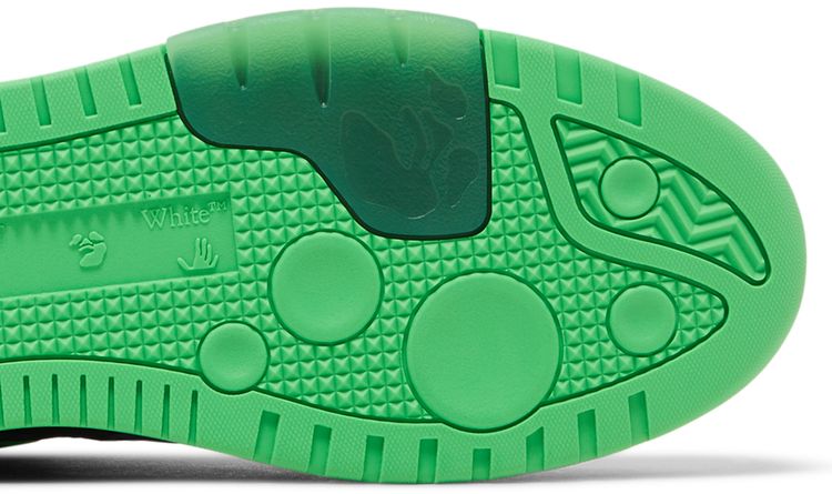 Off White Out of Office Outlined Purple Fluo Green