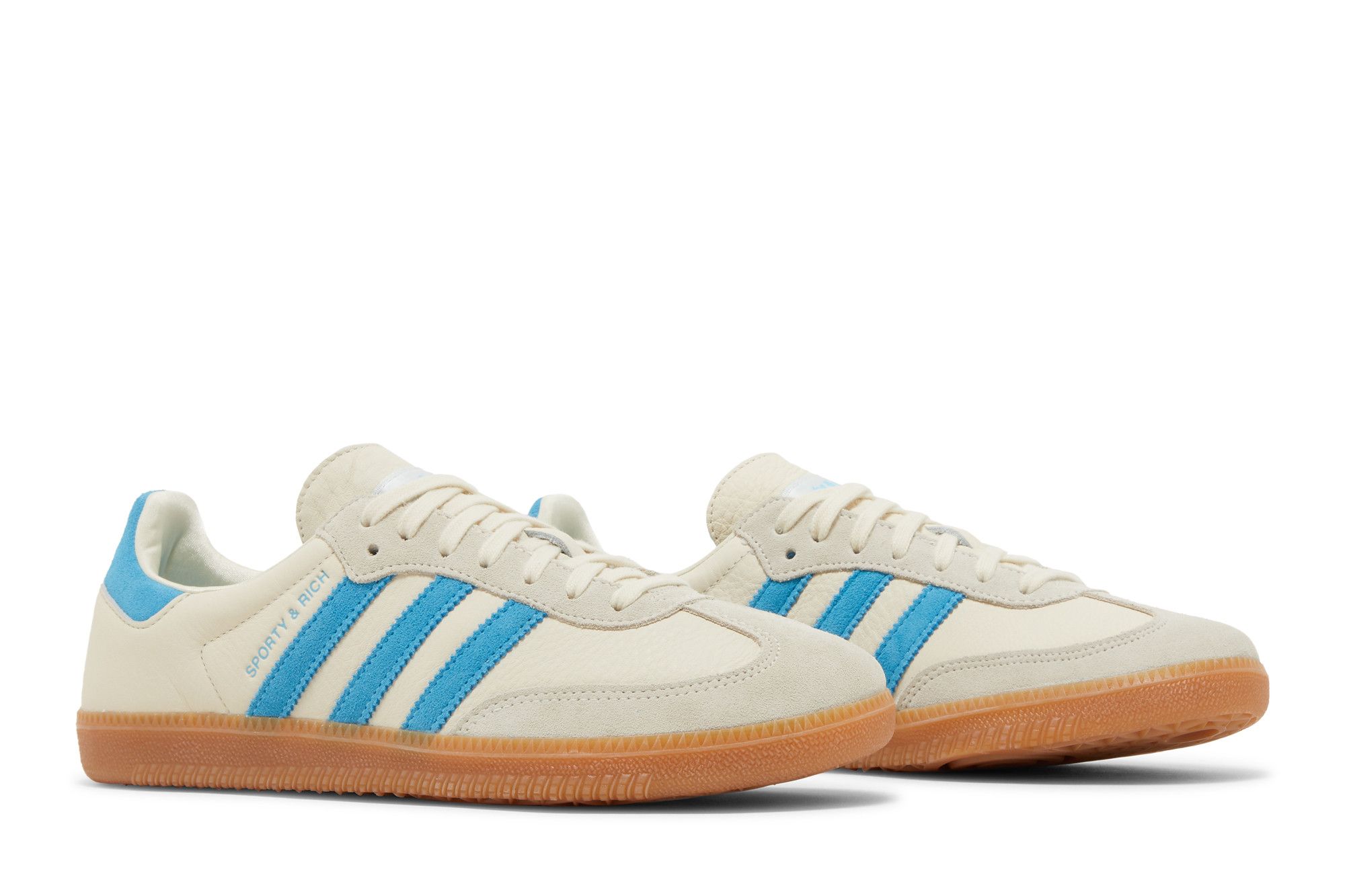 Buy Sporty & Rich x Samba OG 'Cream Blue' - IE7096 | GOAT