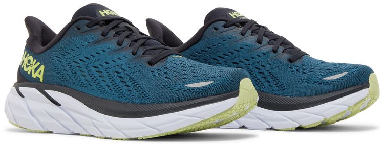 HOKA Clifton 8 Blue Coral Butterfly