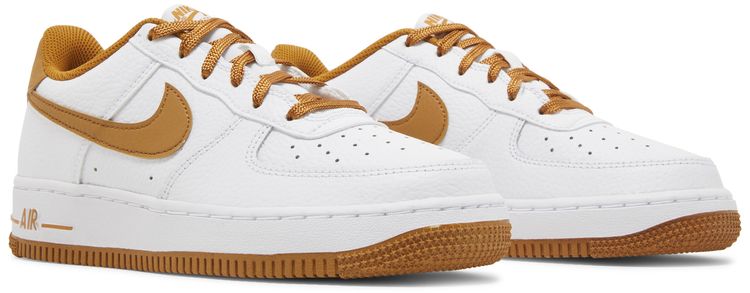 Nike Air Force 1 GS White Desert Ochre