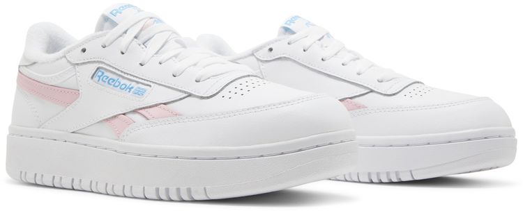 Reebok Wmns Club C Double Revenge White Pink Glow