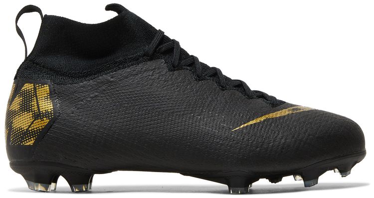 Nike Mercurial Superfly 6 Elite FG GS Black Gold