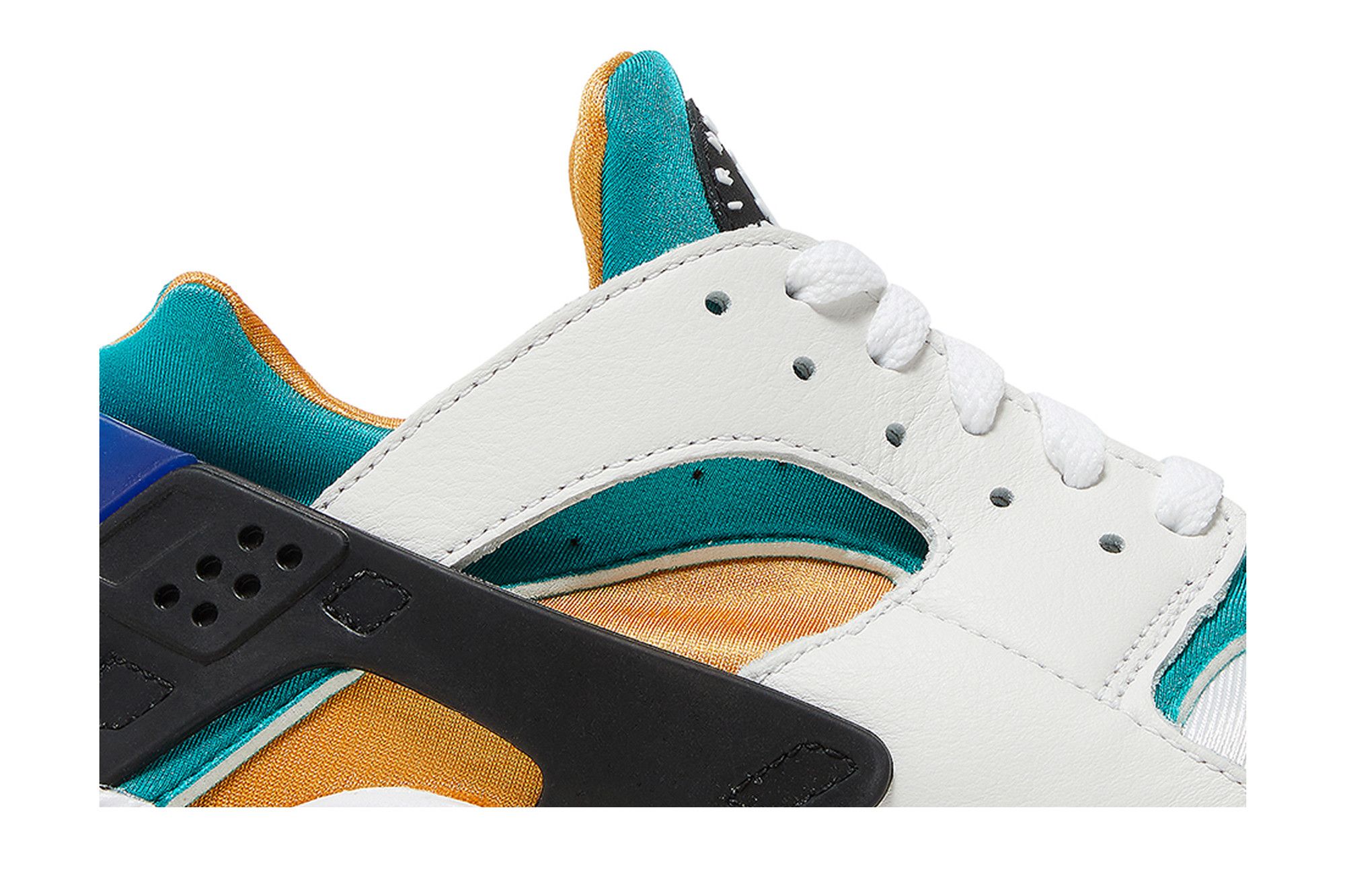 nike air huarache white turquoise gold