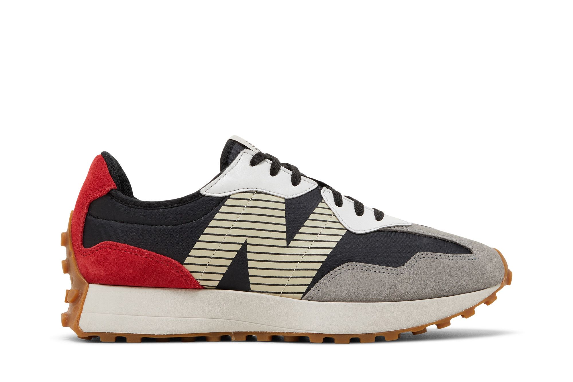 New Balance 327 Black Blue Red