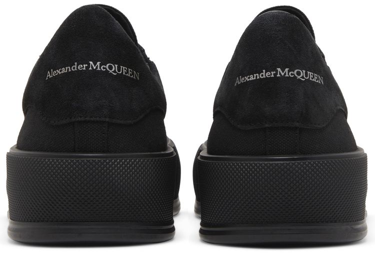 Alexander McQueen Deck Plimsoll Low Triple Black