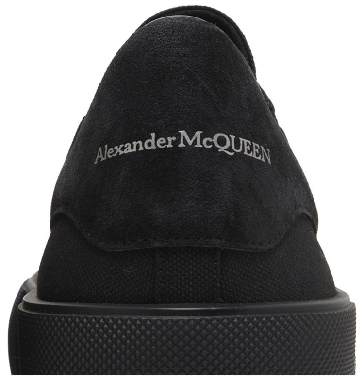 Alexander McQueen Deck Plimsoll Low Triple Black
