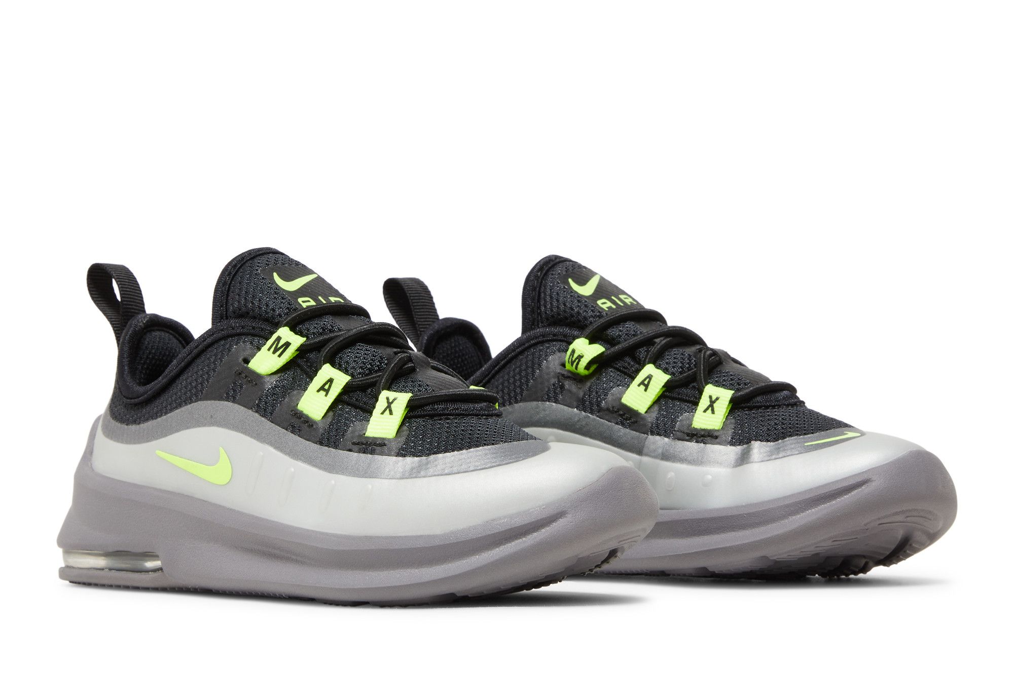 Air max axis childrens trainer - grey/black/volt store