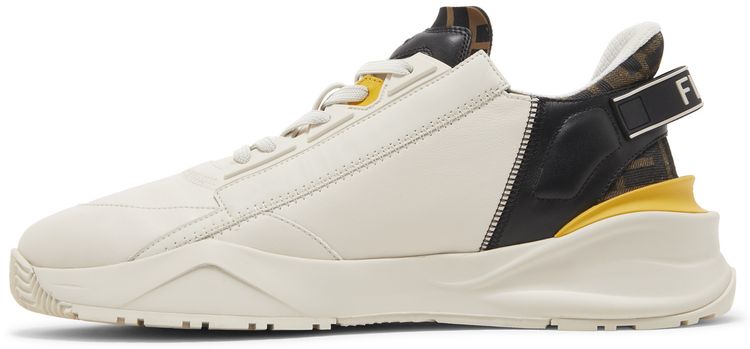 Fendi Flow Slip On White Yellow