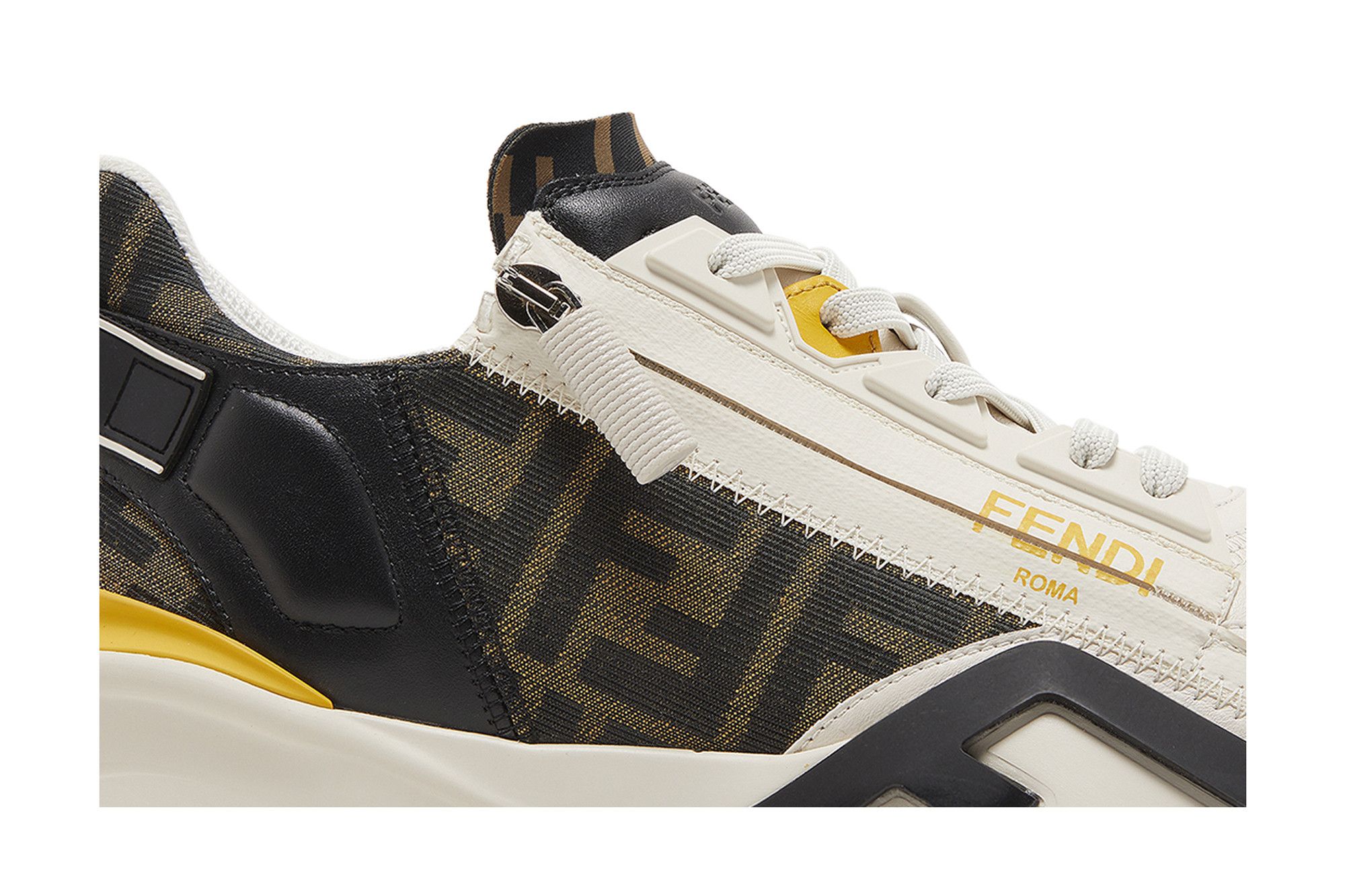 Buy Fendi Flow Slip-On 'White Yellow' - 7E1392 AJZH F1HGR