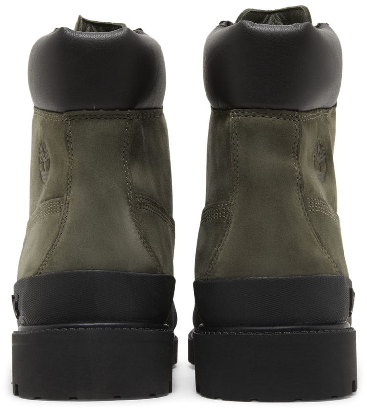 Bee Line x Timberland 6 Inch Premium Rubber Toe Boot Dark Green