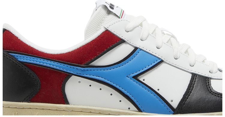 Diadora Magic Basket Low Icona White Malibu Blue