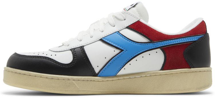 Diadora Magic Basket Low Icona White Malibu Blue