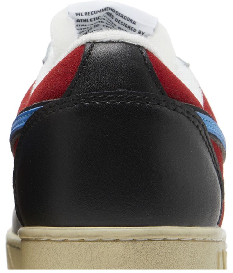 Diadora Magic Basket Low Icona White Malibu Blue